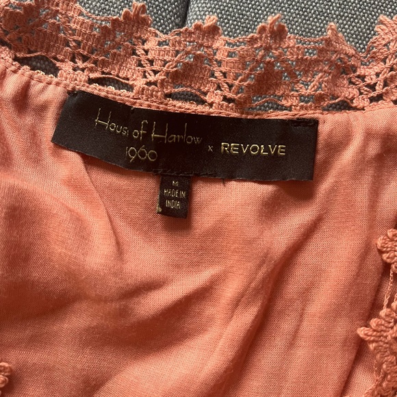 NWOT HOUSE OF HARLOW x REVOLVE rose wrap top blouse - Picture 2 of 5